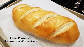 Food Processor Homemade White Bread  Breville Sous Chef [upl. by Zetnod]