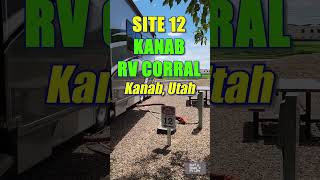 Kanab RV Corral Campsite Video Campground Review Kanab Utah shorts [upl. by Arondell195]