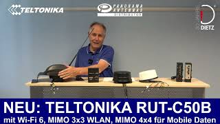 Dietz 2024 TELTONIKA RUTC50  5G  WiFI 6 Router mit MIMO 3x3 [upl. by Llevert270]