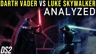 Darth Vader Vs Luke Skywalker Analyzed and Explained  Lightsaber Duels [upl. by Limoli]