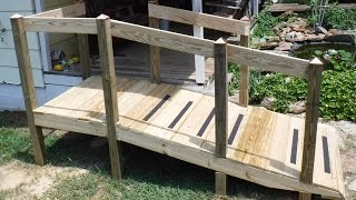 How To Build a Handicap Ramp When you are Not a Carpenter [upl. by Weld]