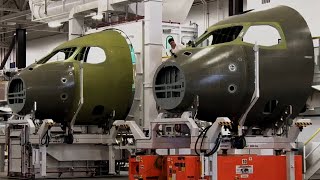 How does Bombardier build their aircraft ✪ Factory Tour [upl. by Yoral]