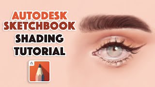 Autodesk Sketchbook Shading Tutorial For Beginners  Autodesk Sketchbook Tutorial [upl. by Lytton560]