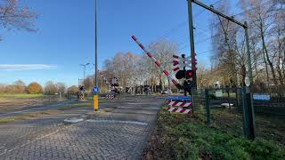 Spoorwegovergang Rosmalen  Dutch railroad crossing [upl. by Aryc]