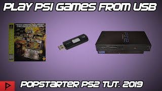 Play PS1 Games From PS2 USB Using Popstarter and OPL Tutorial 2019 [upl. by Otrebmuh154]