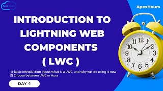 Introduction to Lightning Web Components  LWC   EP1 [upl. by Juana]