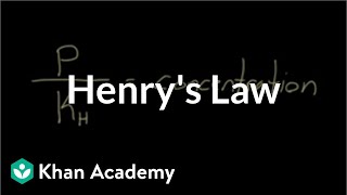 Henrys law  Respiratory system physiology  NCLEXRN  Khan Academy [upl. by Mateusz]