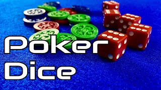 How to Play Poker Dice  dice games [upl. by Dwinnell]