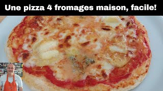 Comment faire une pizza 4 fromages facileComment faire une pizza comme en italie [upl. by Llertnek]