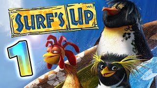 Surfs Up Walkthrough Part 1 ♒ PS3 X360 Wii PS2 GCN PC ♒ ∿∿∿∿ [upl. by Pauline]