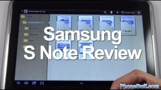 S Note App Review On Samsung Galaxy Note 101 [upl. by Ludlew354]