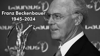 Franz Beckenbauer – Tribute from Sir Bobby Charlton and Johan Cruyff [upl. by Ahseela]