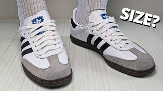 Adidas Samba OG Sizing Review  SIZE GUIDE [upl. by Nimajnab595]