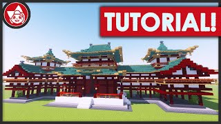 TUTORIAL ASIAN TEMPLE How to build  Minecraft [upl. by Eiggam137]