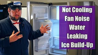 Samsung Refrigerator Problems  Solving the Leaking Noisy Icing and No Cooling Issues in One Fix [upl. by Wycoff]