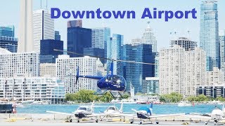 Toronto City AIRPORT Billy Bishop  Toronto Island Airport and Ferry Ride [upl. by Revlis]