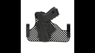 Hybrid Tuckable IWB Holster Left Hand  Rounded Gear by Concealment Express [upl. by Sanger]