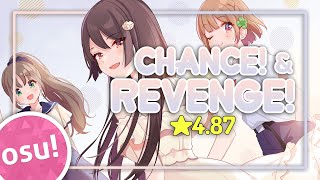 osu ★487 Osananajimi ga Zettai ni Makenai Love Comedy OP  Chance amp Revenge  Azuna Riko [upl. by Ardnasirk]