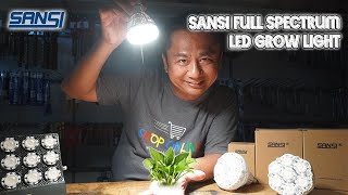 Product Review  Sansi Full Spectrum LED Grow Light  Ideal for indoor planting gardening amp farming [upl. by Petronille]