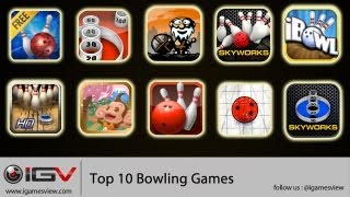 Top 10 Bowling Games For iPhone iPod Touch and iPad [upl. by Polash]