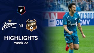 Highlights Zenit vs FC Ural 71  RPL 201920 [upl. by Gawen]