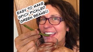 Quick amp Easy Spicy Pickled Green Beans Recipe for Newbies [upl. by Alurta]