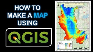 How to Make a Map using QGIS3 [upl. by Ayanad]