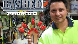 How to glue a shoe sole [upl. by Gnak]