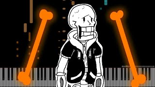 Disbelief Papyrus  Final Chance Phase 4  Duet Piano LyricWulf x FlamesAtGames [upl. by Nala]