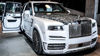 White RollsRoyce Cullinan by Mansory  Savage Luxury SUV [upl. by Vincenty]