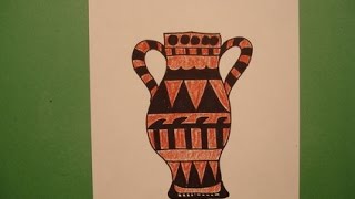 Lets Draw a Greek Vase [upl. by Ruth]