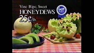 1997 Stater Brothers Grocery Stores quotThey go the extra milequot Los Angeles Local TV Commercial [upl. by Ainegue418]