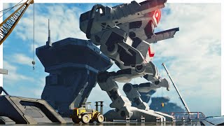 Repairing amp Testing Massive Weaponized Mechs  Mech Mechanic Simulator [upl. by Lynnell]