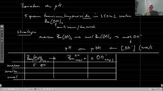 pH berekenen opl bariumhydroxide [upl. by Marron668]