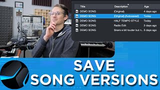 How to save Studio One Songs  All Options Explained [upl. by Harrie]