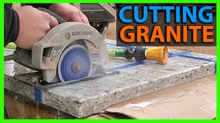 How To Cut Granite Countertop [upl. by Longwood]