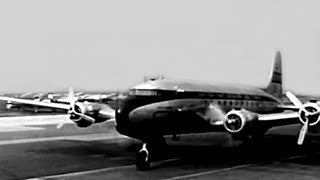 Chicago amp Southern Douglas DC4  1947 [upl. by Annoiek]