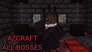 Minecraft Azcraft Monsters and Monsters All Bosses  1201 Mod [upl. by Swann]