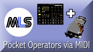 Control Pocket Operators with MIDI [upl. by Fuller935]