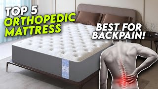 Top 5 Best Orthopedic Mattress In India 2024  Back Pain Mattress  Orthopedic Mattress Under 10000 [upl. by Anihsat261]