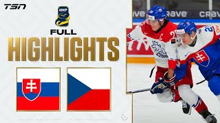 Slovakia vs Czechia FULL HIGHLIGHTS  2024 World Junior Championship [upl. by Ialohcin]