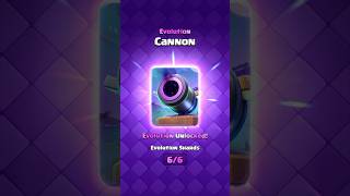 Evolution Cannon Guide clashroyale shorts [upl. by Attenej974]