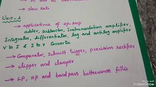 EC3451Linear Integrated Circuits Important Topics [upl. by Osmen]