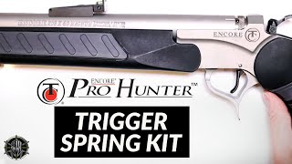 TC Encore Pro Hunter Trigger Spring Kit  TC Encore Disassembly MCARBO [upl. by Adran]