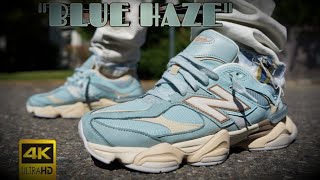 NEW BALANCE 9060 quotBLUE HAZEquot REVIEW amp ON FEET [upl. by Assenat]