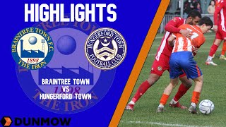 HIGHLIGHTS  Braintree Town vs Hungerford Town 19222 10 [upl. by Eednus]