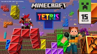 Minecraft x Tetris ® addon [upl. by Sedinoel326]