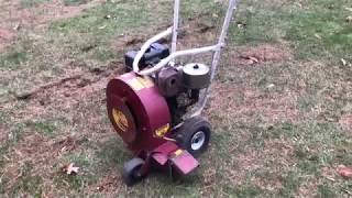 8hp Giant Vac Leaf Blower Blowing Lots of Leaves [upl. by Winni]