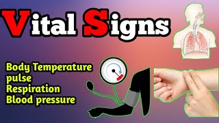 Vital signs  body temperature Pulse Respiration and Blood pressure [upl. by Audri205]