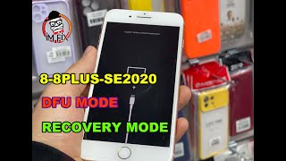 Iphone 88PLUSSE 2020 X DFU MODE AND Recovery Mode [upl. by Zurciram235]